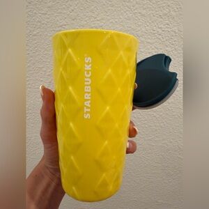 NEW-Starbucks Pineapple Ceramic Mug